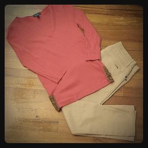 LRL Lauren Ralph Lauren modern straight Cropped